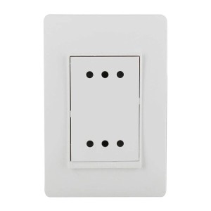 TOMA CORRIENTE BTICINO EMB DOBLE 2P + T 10 A BLANC