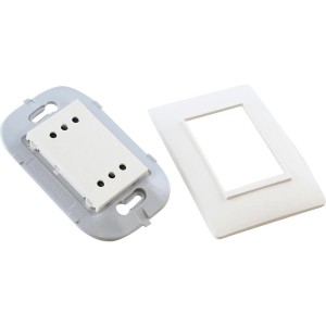TOMA CORRIENTE BTICINO EMB DOBLE 2P + T 10 A BLANC