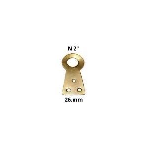GANCHO COLGAR BRONCEADO BOTIQUIN N-2 26 MM