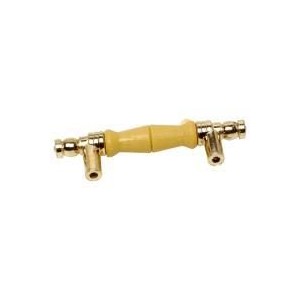 MANILLA LUXOR 64 MM DORADO CAOBA