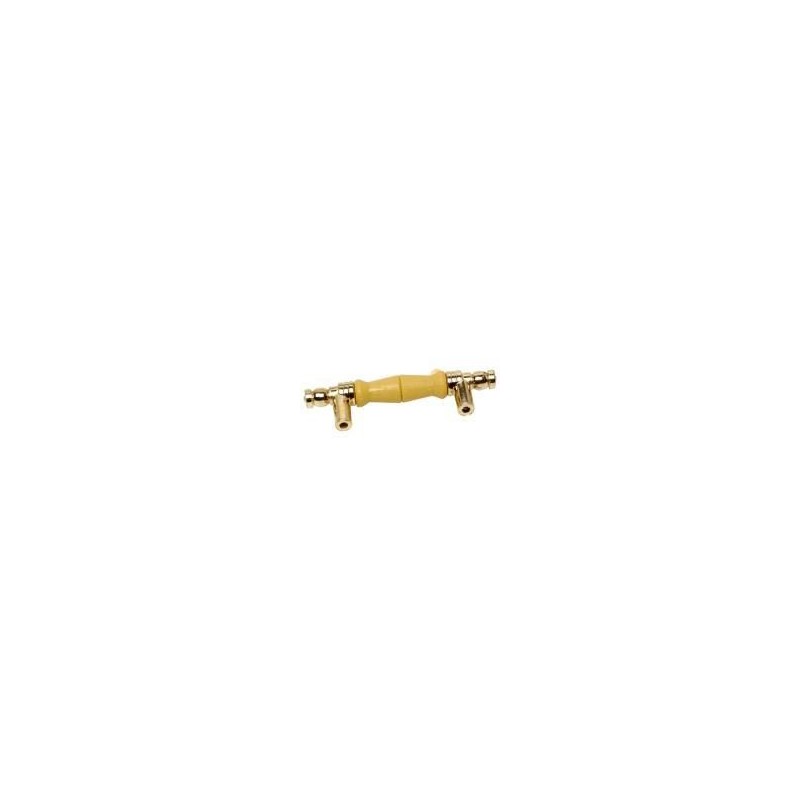 MANILLA LUXOR 64 MM DORADO CAOBA