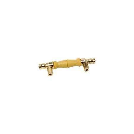 MANILLA LUXOR 64 MM DORADO CAOBA