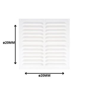 CELOSIA*20X20 PLASTICA LISA BLANCA