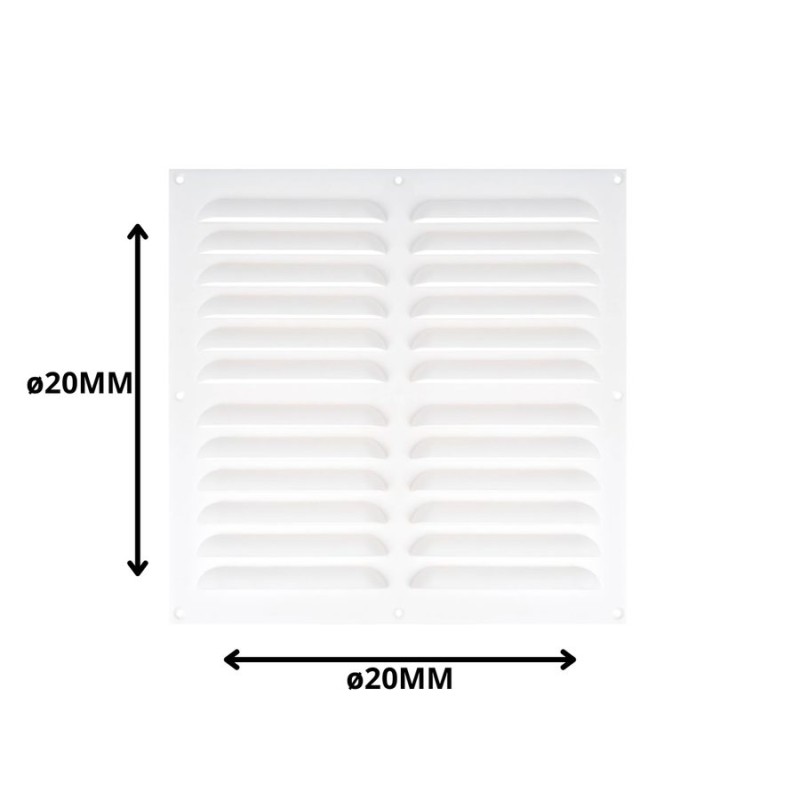 CELOSIA*20X20 PLASTICA LISA BLANCA