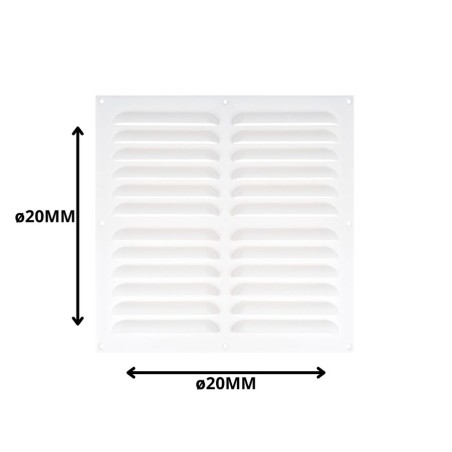 CELOSIA*20X20 PLASTICA LISA BLANCA