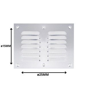 CELOSIA 15X25 ALUMINIO LISA G611525