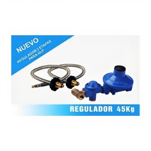 REGULADOR SERCOGAS PARA CILIND 45 KG 2 ETAPAS GLP
