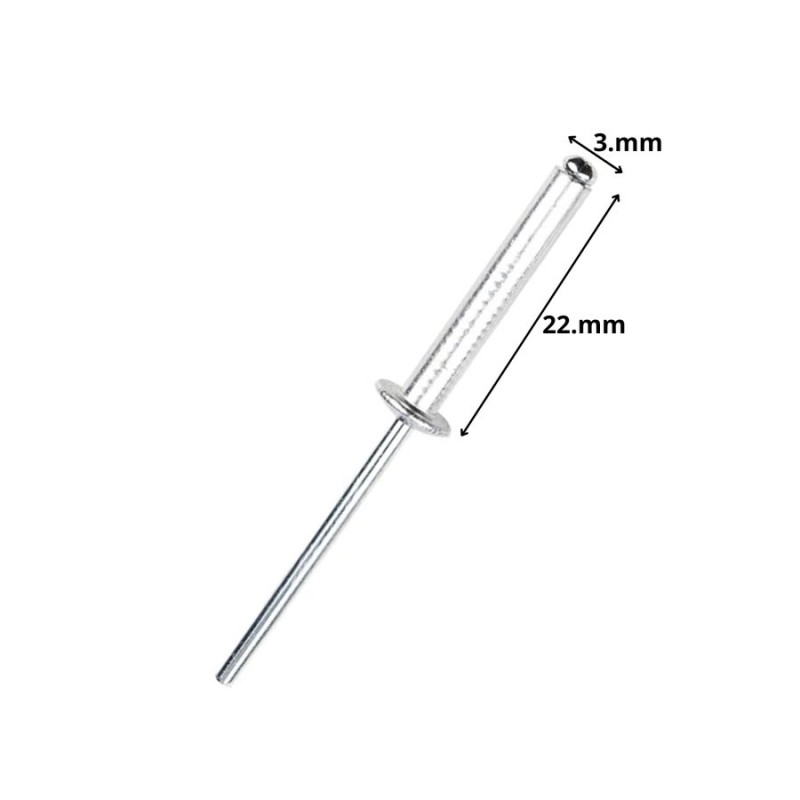 REMACHE POP ALUMINIO 3 X22