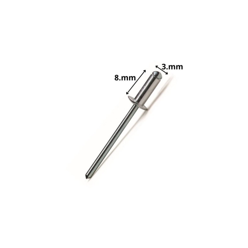 REMACHE POP ALUMINIO 3 X08