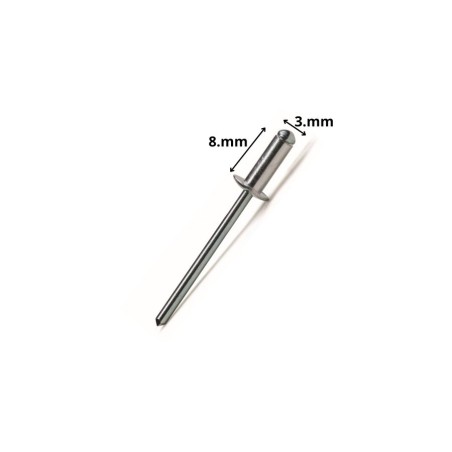 REMACHE POP ALUMINIO 3 X08