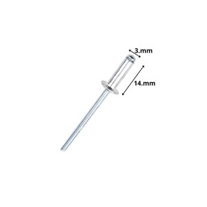 REMACHE POP ALUMINIO 3 X14