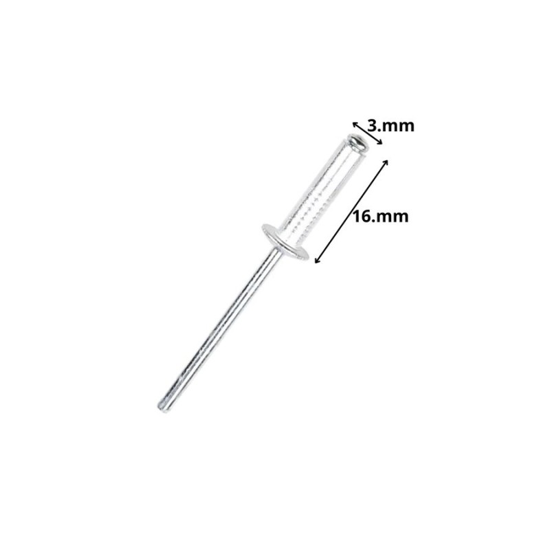 REMACHE POP ALUMINIO 3 X16