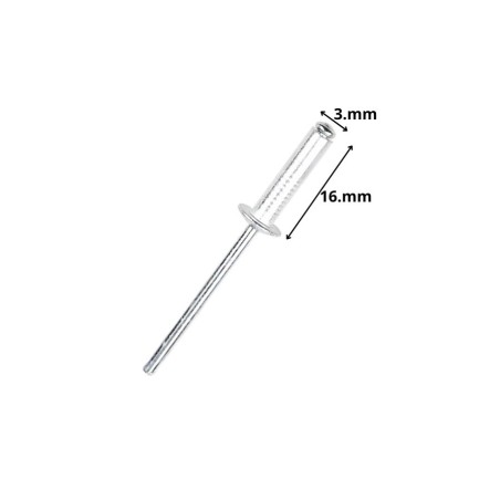 REMACHE POP ALUMINIO 3 X16
