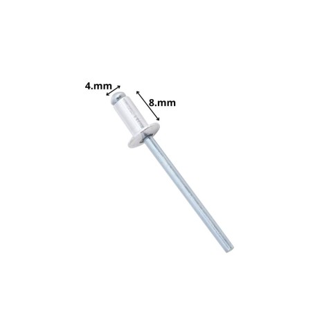 REMACHE POP ALUMINIO 4 X08