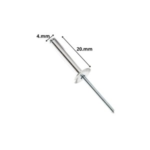 REMACHE POP ALUMINIO 4 X20