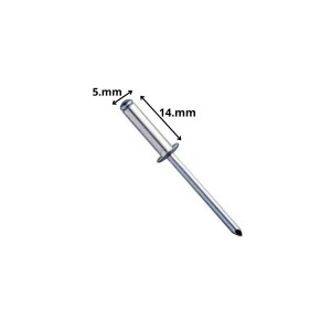 REMACHE POP ALUMINIO 5 X14