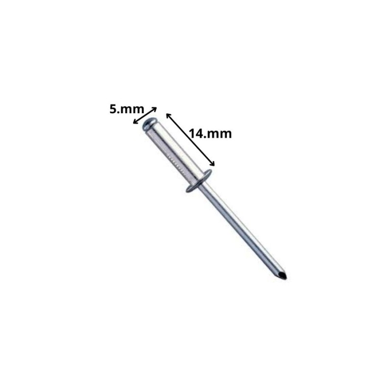 REMACHE POP ALUMINIO 5 X14