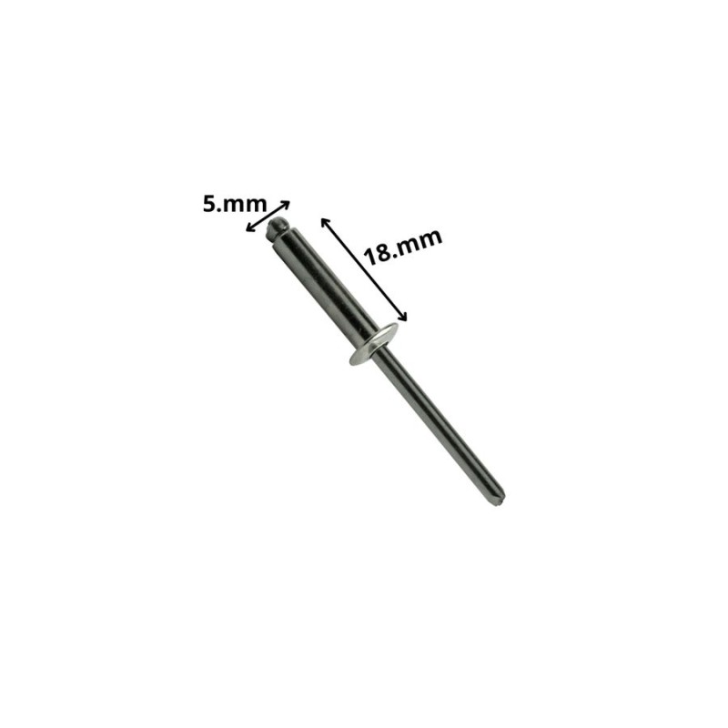 REMACHE POP ALUMINIO 5 X18