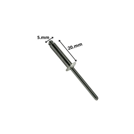 REMACHE POP ALUMINIO 5 X20