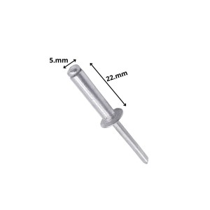 REMACHE POP ALUMINIO 5 X22