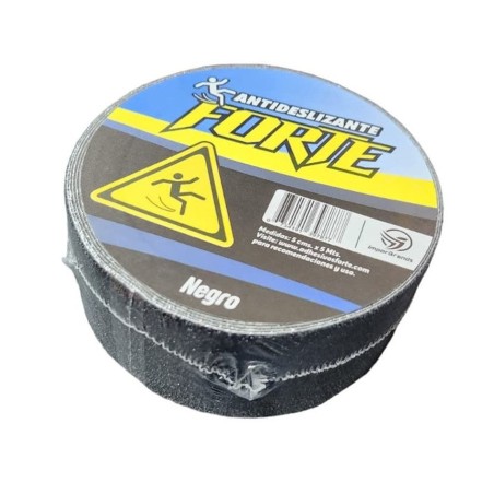 CINTA ANTIDESLIZANTE 5 MT X 50 MM FORTE NEGRO