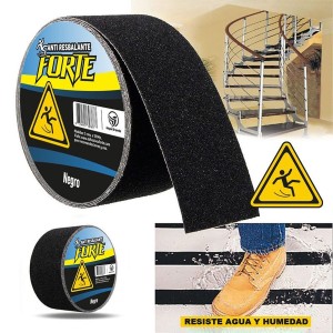 CINTA ANTIDESLIZANTE 5 MT X 50 MM FORTE NEGRO