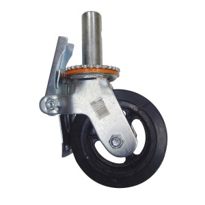 RUEDA PARA ANDAMIO 6" EJE 35 MM CON FRENO
