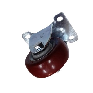 RUEDA P/CARROS INDUSTRIAL BURDEO FIJA 3"