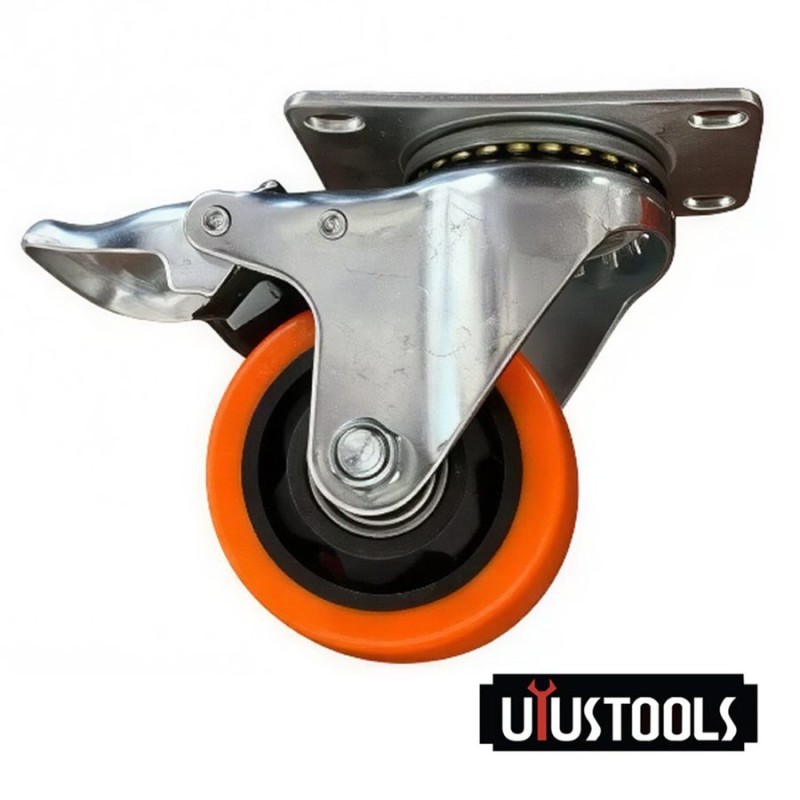 RUEDA P/CARROS INDUS NARANJA C/FR 2.1/2 RUCN125