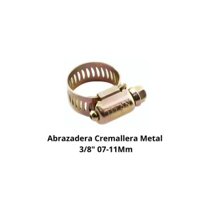 ABRAZADERA CREMALLERA METAL 3/8" 01 07-11 MM