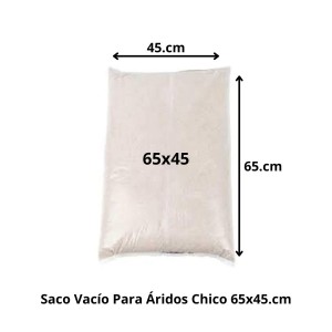 SACO VACIO PARA ARIDOS CHICO 72X45