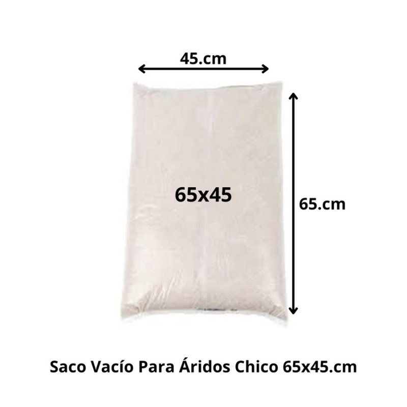 SACO VACIO PARA ARIDOS CHICO 72X45