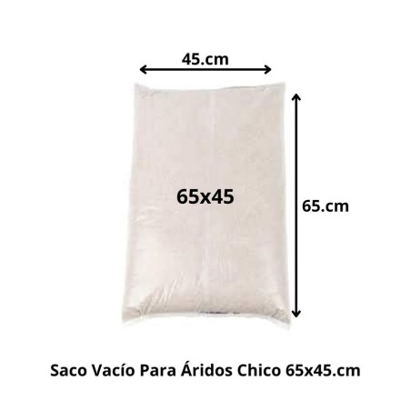 SACO VACIO PARA ARIDOS CHICO 72X45