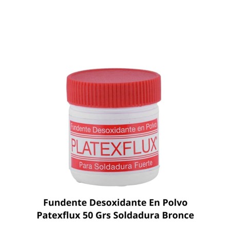 FUNDENTE DESOXIDANTE EN POLVO PATEXFLUX 50 GRS SOL