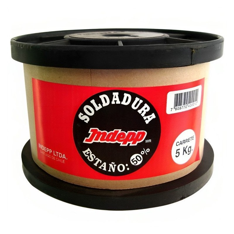 SOLDADURA ESTANO 50 % CARRETE 5 KL