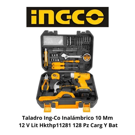 TALADRO INGCO INALAMBRICO 10 MM 12 V LIT HKTHP112
