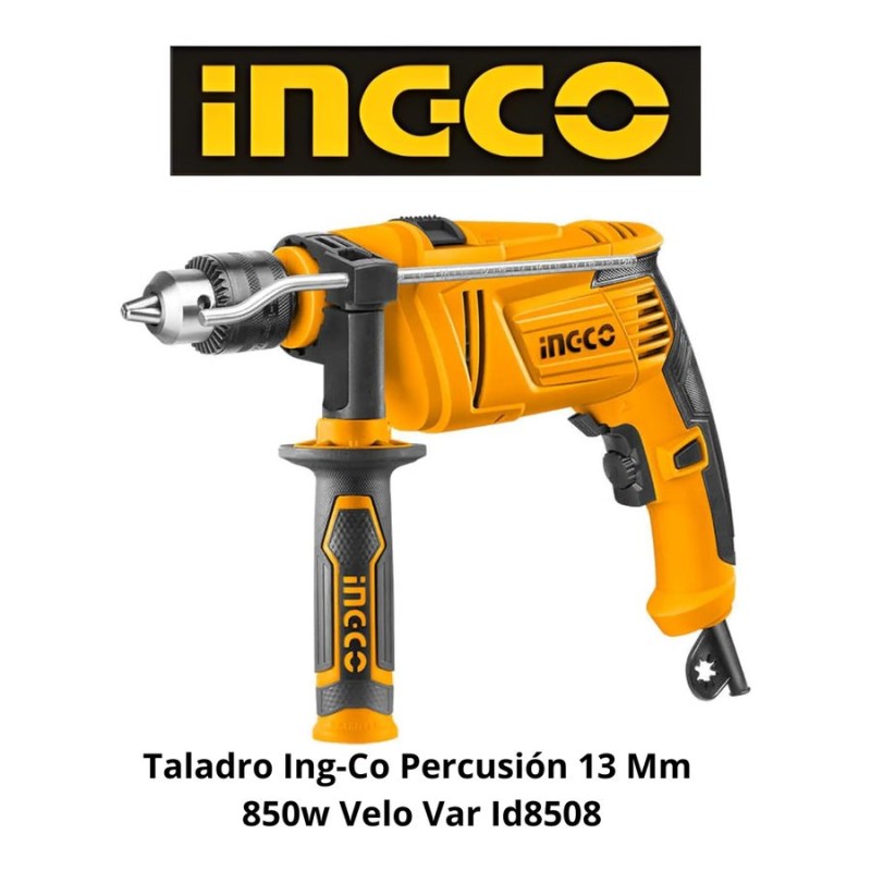 TALADRO INGCO PERCUSION 13 MM 850W VELO VAR ID850