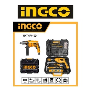 TALADRO INGCO PERCUSION 13 MM 650W 101 PZ HKTHP11