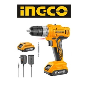 TALADRO INGCO INALAMBRICO 10 MM 12 V LIT CDLI1221