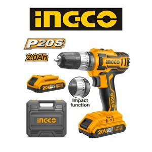 TALADRO INGCO INALAMBRICO 10 MM 20 V LIT CDLI2002